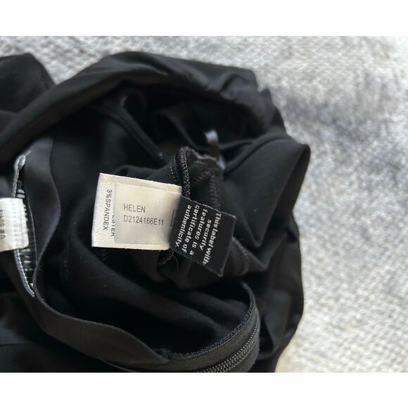 Diane Von Furstenberg Cap Sleeve Helen Midi V Neck Back Black Dress Size 6 Small - Picture 12 of 14